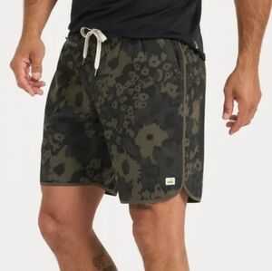 Vuori Blank Short In Oregano Camo  Activewear Shorts